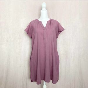 Universal Thread Flutter Short Sleeve Woven Dress, Size L